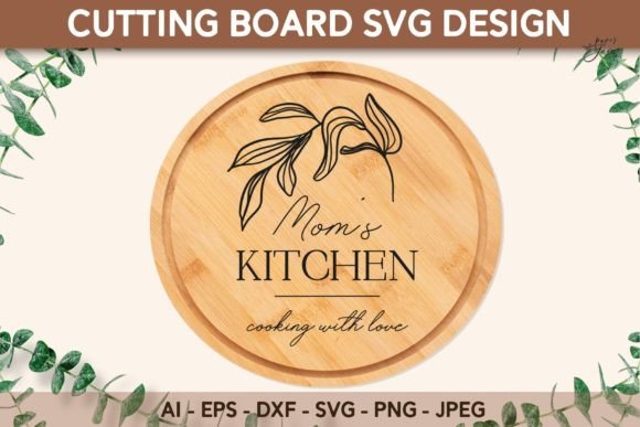 Cutting Board SVG Mom's Kitchen: Embroidery Review