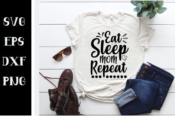 Eat Sleep Mom Repeat SVG: An Embroidery Review