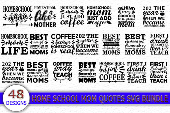 Homeschool Mom Quotes SVG Bundle: A Stitch Test