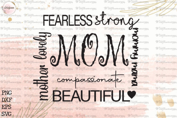 Mom Phrase Collage SVG: A Designer’s Stitch Review
