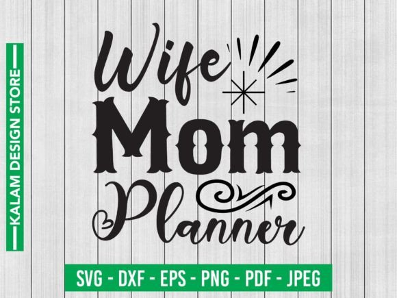 Wife Mom Planner Svg Design: An Embroidery Review
