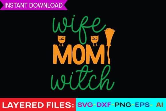 Wife Mom Witch SVG Design: An Embroidery Review